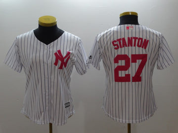 Giancarlo Stanton New York Yankees white jersey