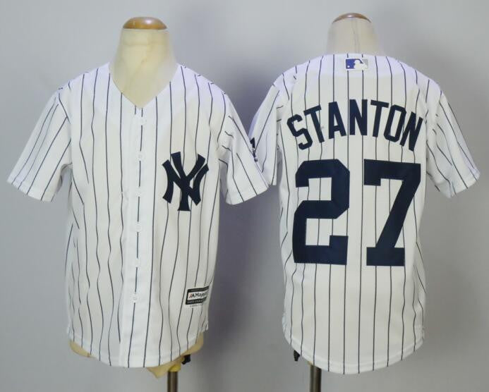 Giancarlo Stanton New York Yankees white jersey