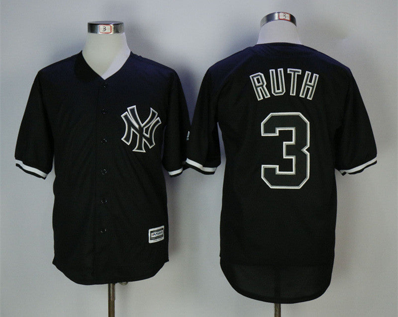 Babe Ruth New York Yankees black jersey