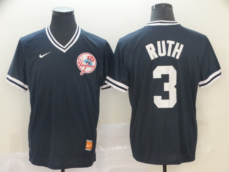 Babe Ruth New York Yankees black Throwback jersey