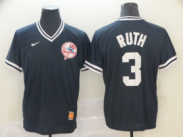 Babe Ruth New York Yankees black Throwback jersey