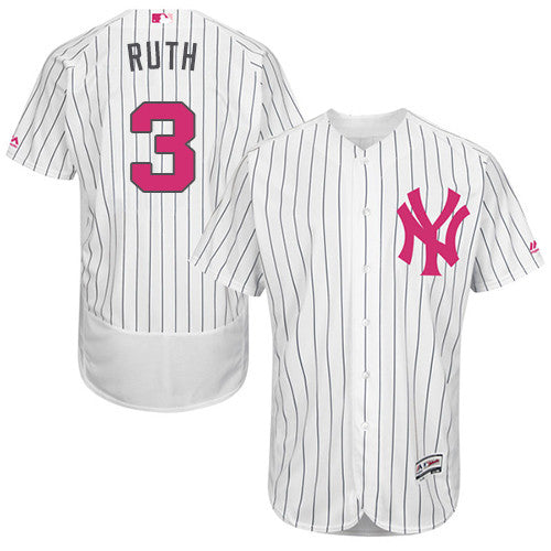 Babe Ruth New York Yankees white jersey
