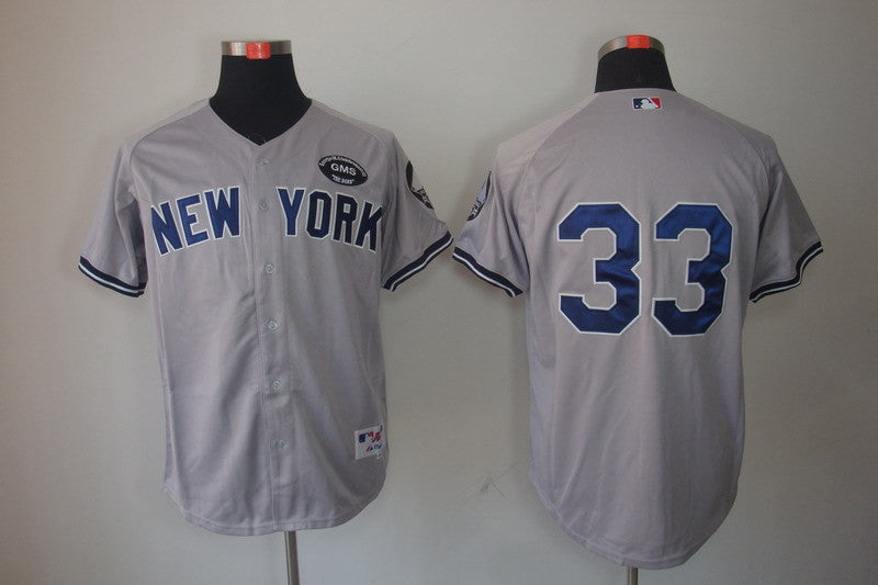 Swisher New York Yankees gray jersey