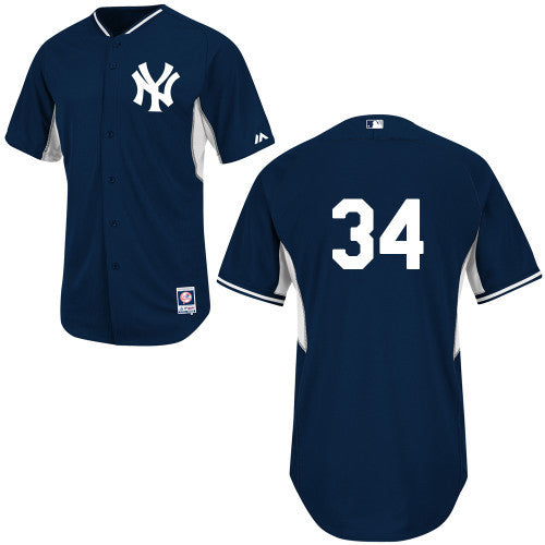 Burnett New York Yankees blue jersey