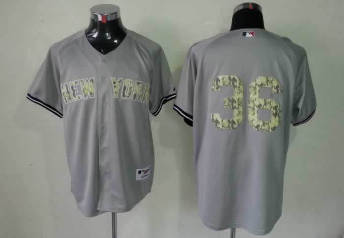 Youkilis Grey New York Yankees camo Camo jersey