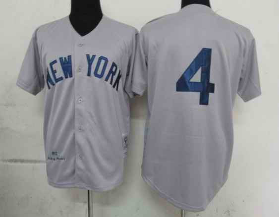 Gehrig New York Yankees grey jersey