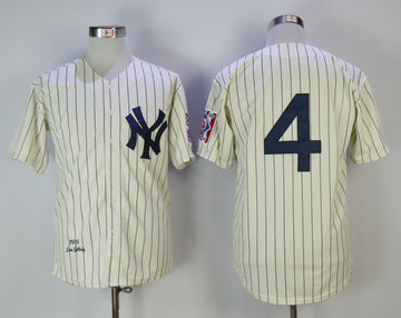 Lou Gehrig New York Yankees cream jersey