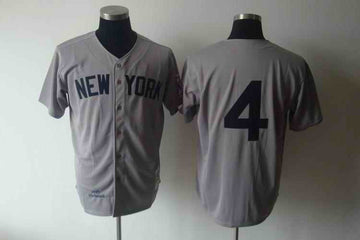 Lou Gehrig New York Yankees grey jersey