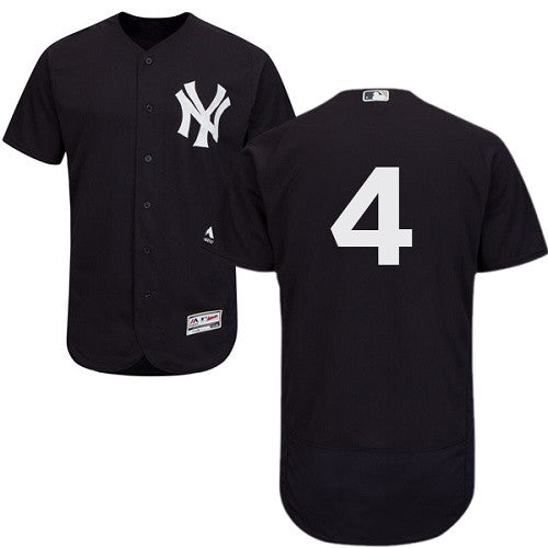 Lou Gehrig New York Yankees navy jersey