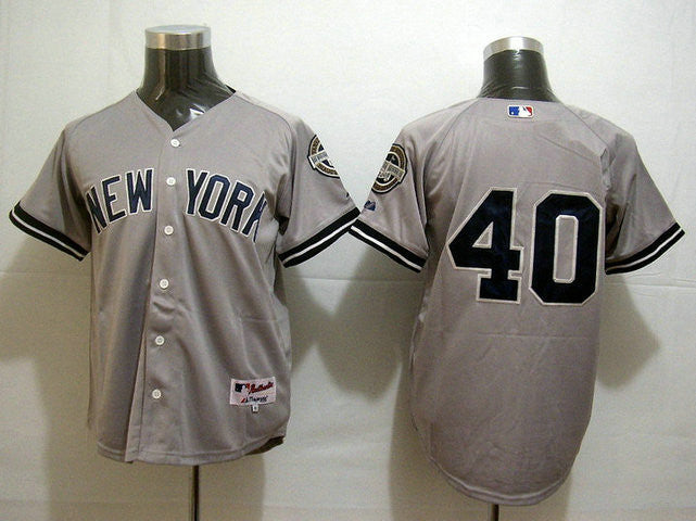 Wang New York Yankees gray jersey