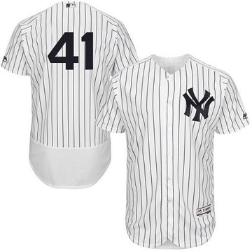 Randy Johnson New York Yankees white jersey