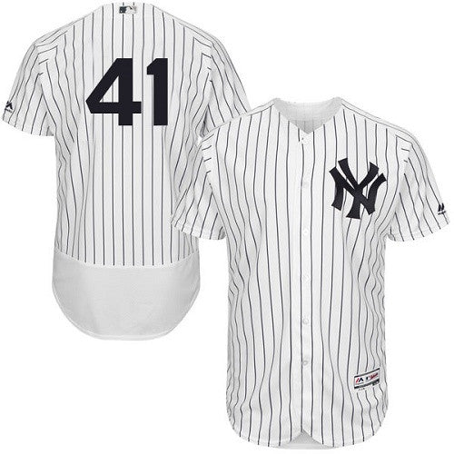 Randy Johnson New York Yankees white jersey