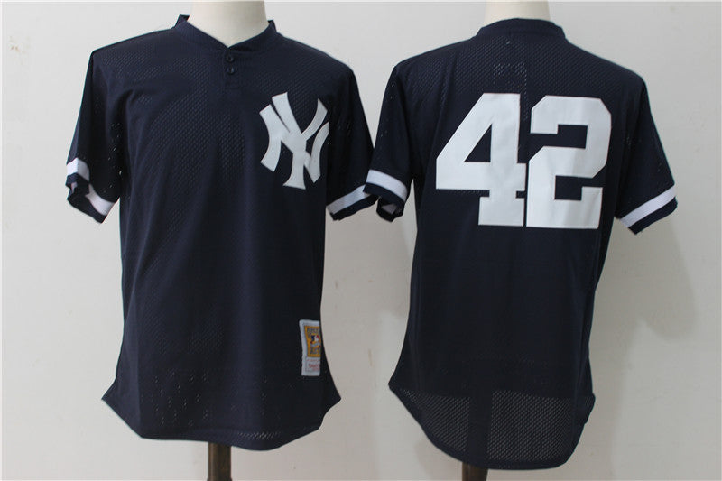 Mariano Rivera New York Yankees navy Cooperstown jersey