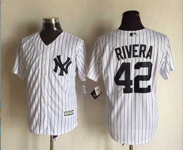 Mariano Rivera New York Yankees white jersey