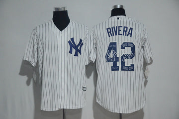 Mariano Rivera New York Yankees white jersey