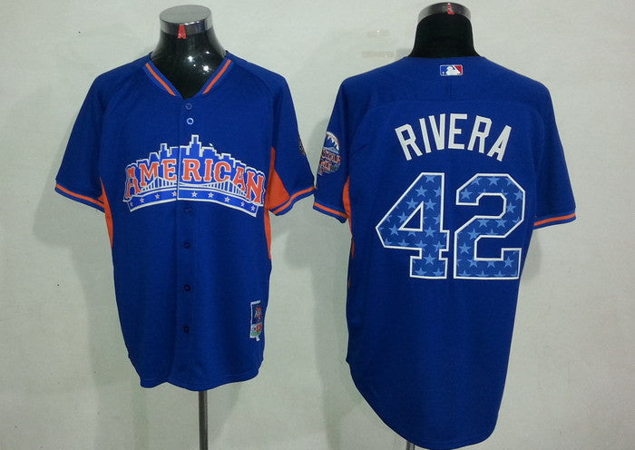 Rivera New York Yankees blue jersey