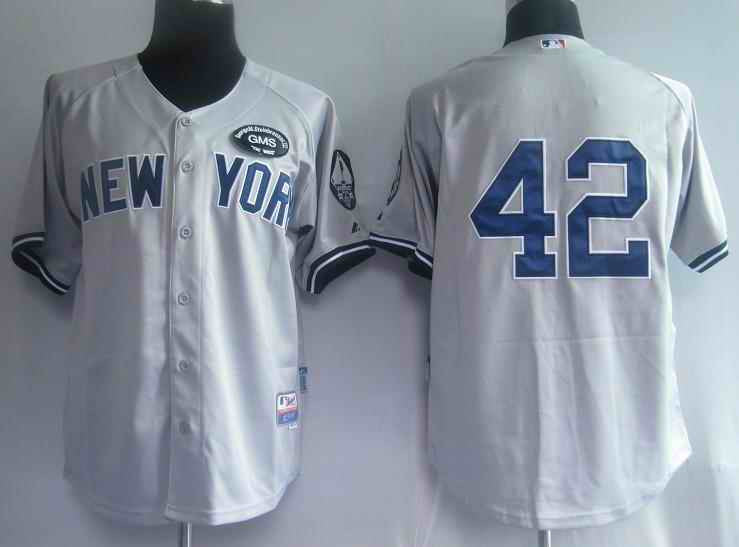 Rivera New York Yankees grey jersey
