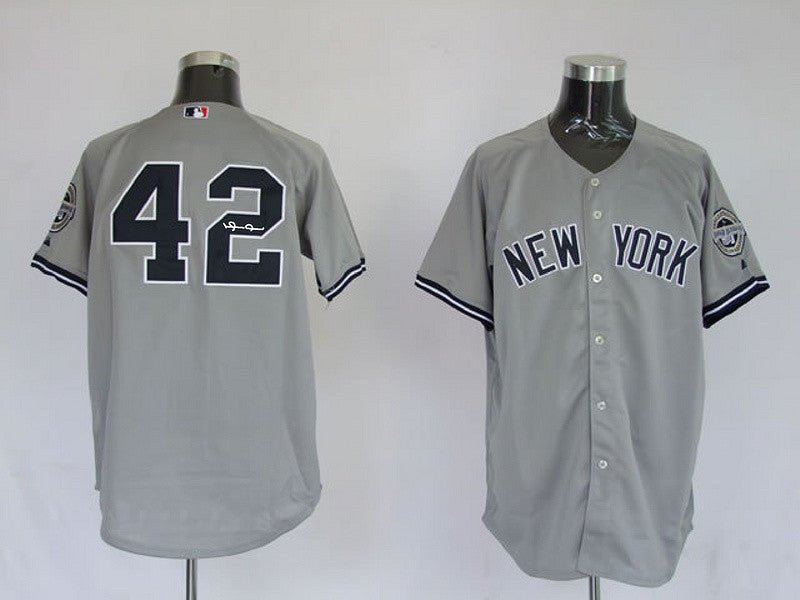 Rivera New York Yankees grey jersey