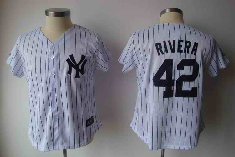 Rivera White New York Yankees black jersey