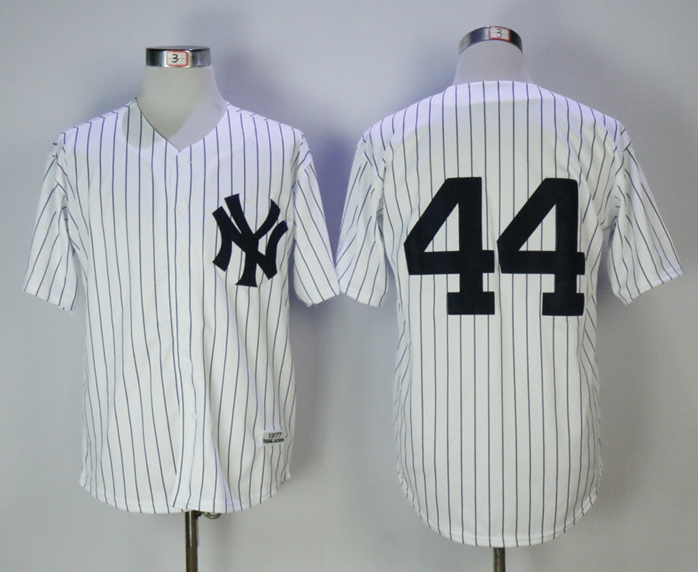 Reggie Jackson New York Yankees white jersey