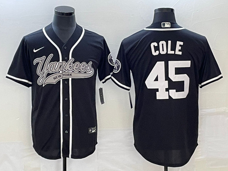 Gerrit Cole New York Yankees black jersey