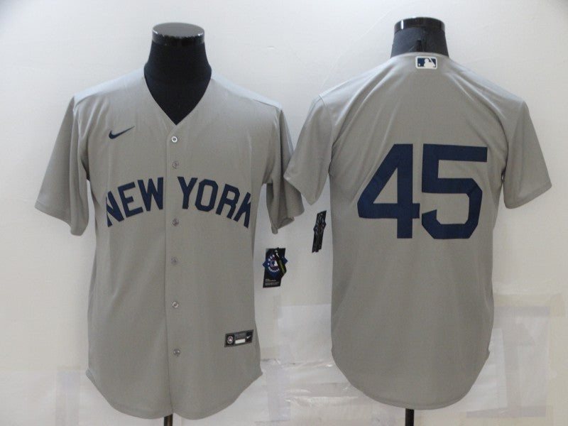 Gerrit Cole New York Yankees gray jersey