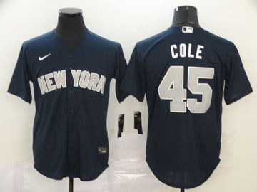 Gerrit Cole New York Yankees navy jersey