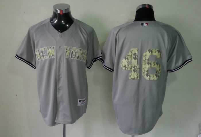 Andy Pettitte New York Yankees grey Camo jersey