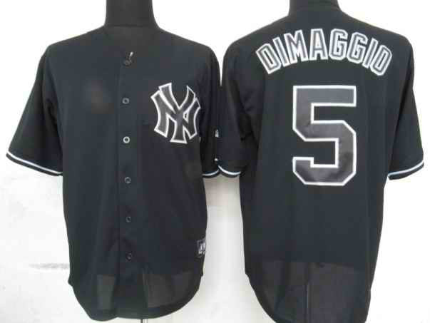 Dimaggio New York Yankees black Fashion jersey