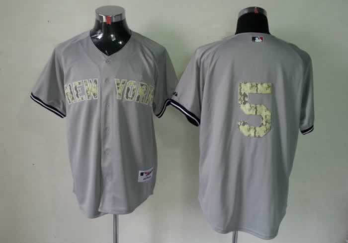 Dimaggio Grey New York Yankees camo Camo jersey