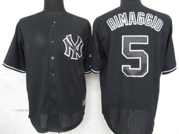 Joe DiMaggio New York Yankees black Fashion jersey