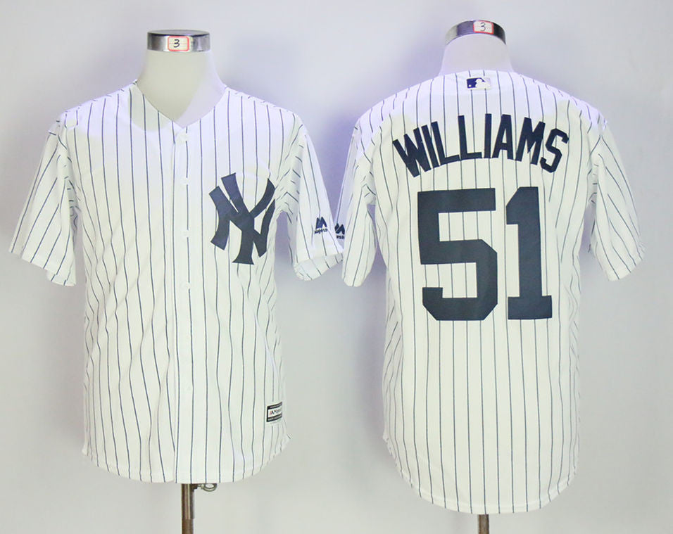 Bernie Williams New York Yankees white jersey