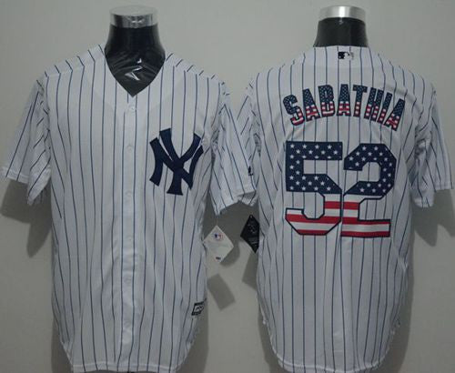 C.C. Sabathia New York Yankees white Fashion jersey