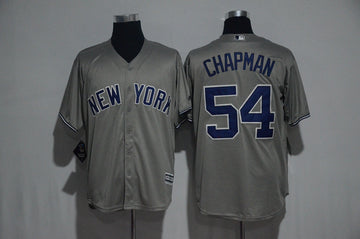 Aroldis Chapman New York Yankees grey jersey