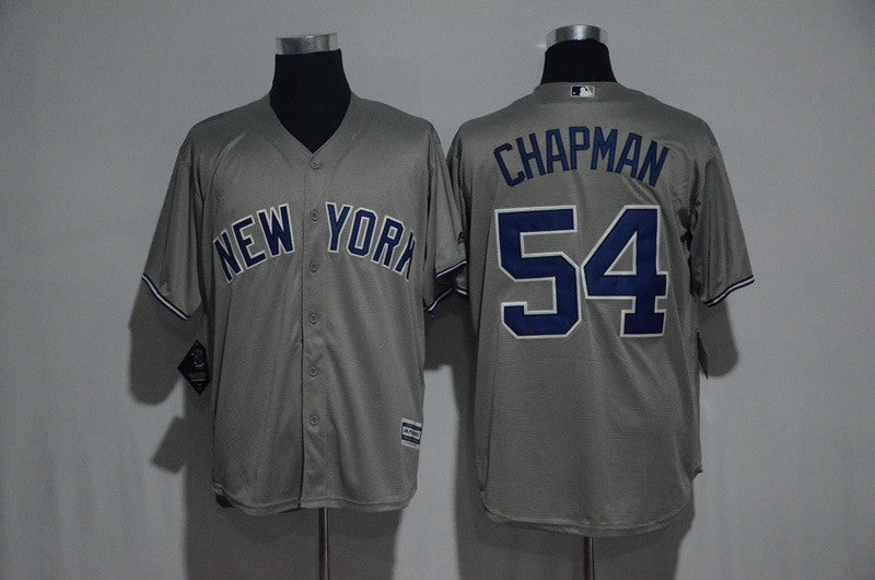 Aroldis Chapman New York Yankees grey jersey
