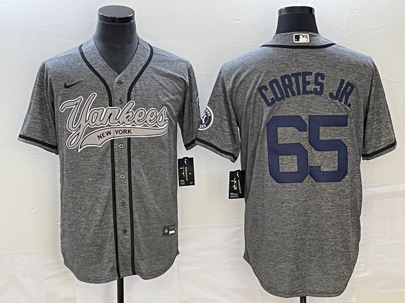 Nestor Cortes Jr New York Yankees gray jersey