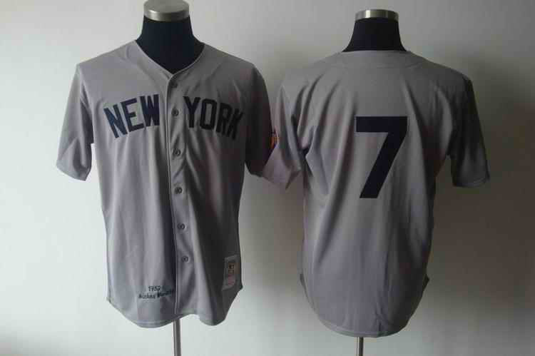 Matles New York Yankees grey jersey
