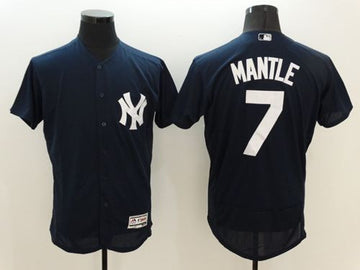 Mickey Mantle New York Yankees navy Authentic jersey