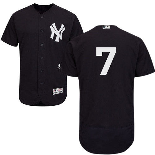 Mickey Mantle New York Yankees navy jersey