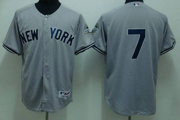 Mickey Mantle New York Yankees grey jersey