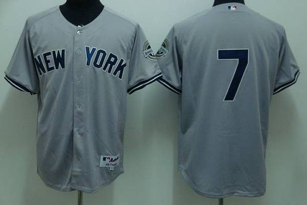 Mickey Mantle New York Yankees grey jersey