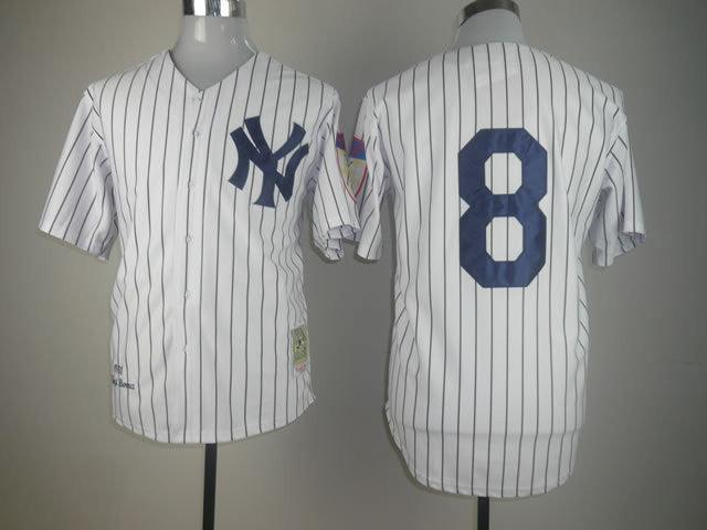 Berra New York Yankees white Throwback jersey