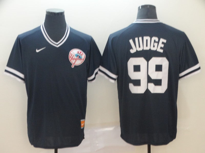 Aaron Judge New York Yankees black Throwback jersey