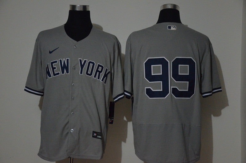 Aaron Judge New York Yankees gray jersey