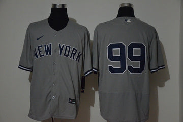 Aaron Judge New York Yankees gray jersey