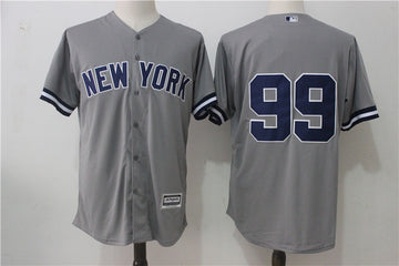 Aaron Judge New York Yankees gray jersey