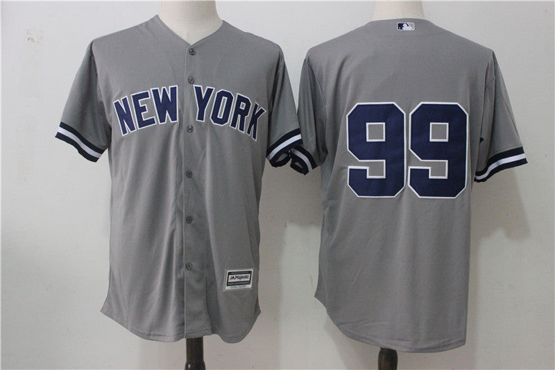 Aaron Judge New York Yankees gray jersey