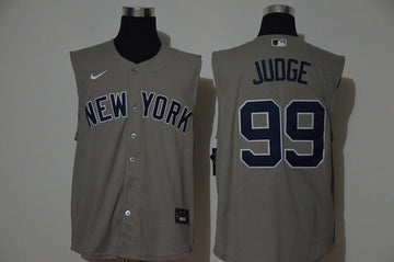 Aaron Judge New York Yankees gray jersey