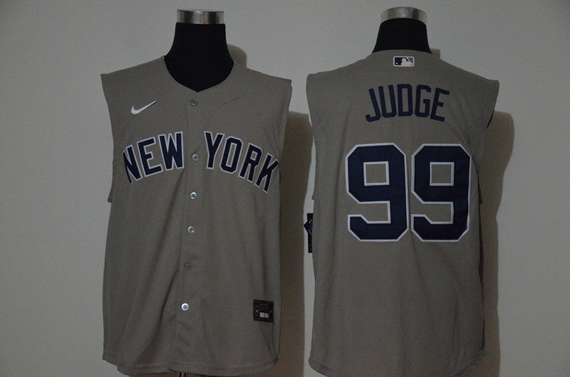 Aaron Judge New York Yankees gray jersey