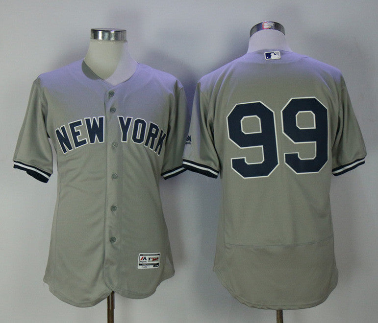 Aaron Judge New York Yankees gray jersey
